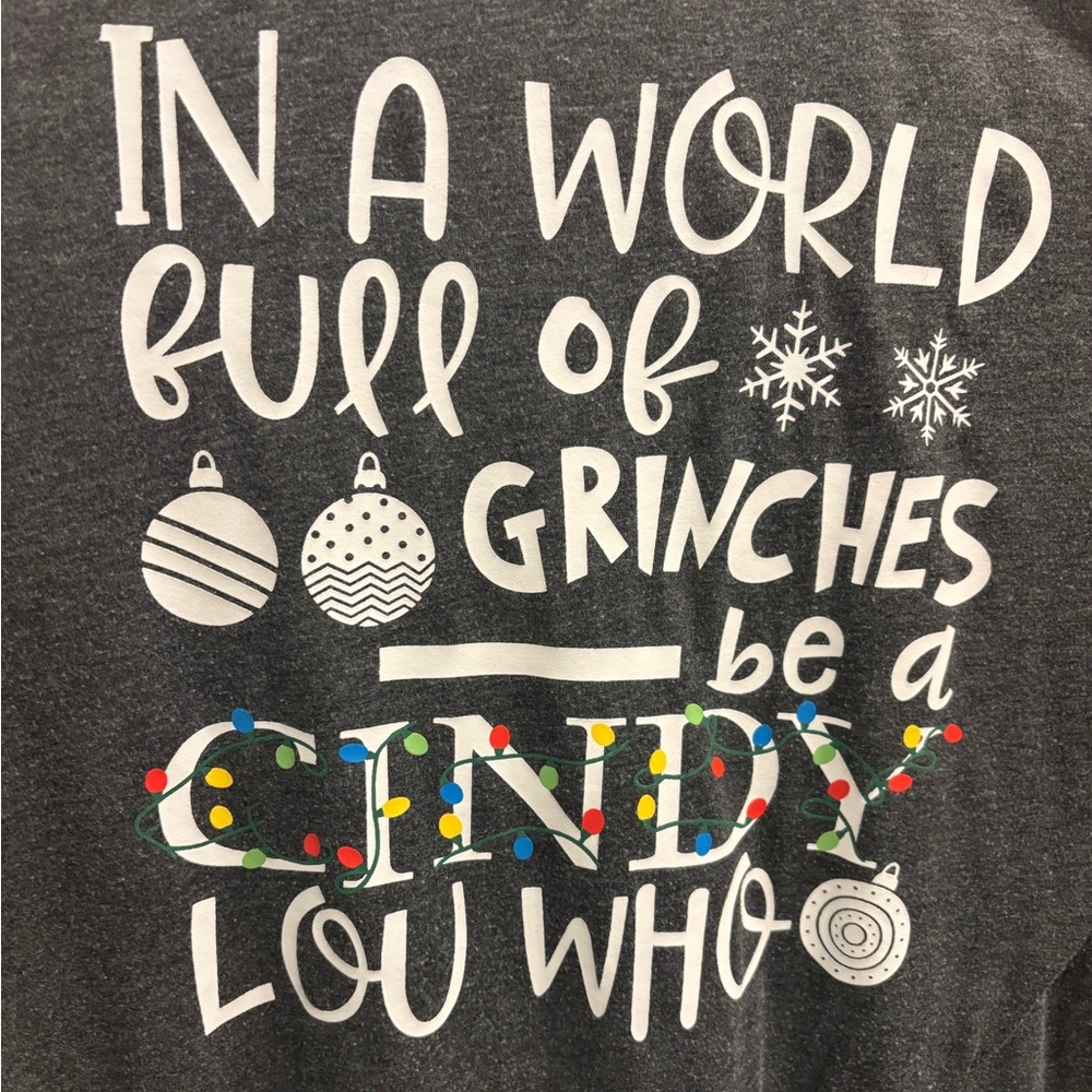 Grinch long sleeve tee